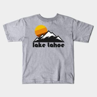 Retro Lake Tahoe ))(( Tourist Souvenir Travel Design Kids T-Shirt